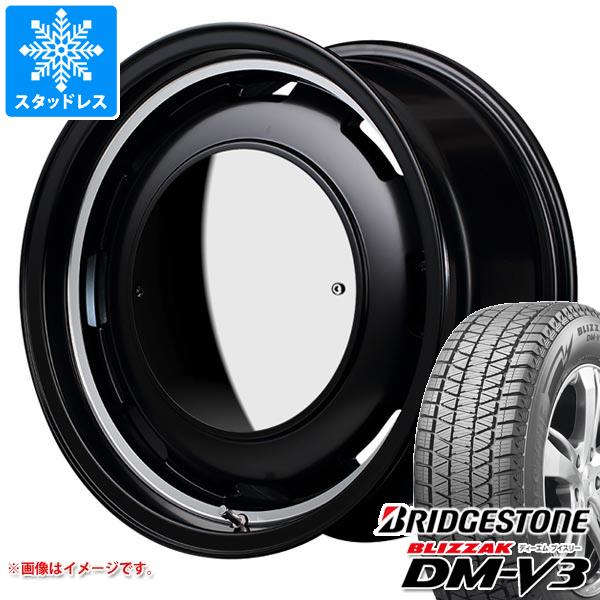 【タイヤ交換対象】ハイエース 200系用 スタッドレス ブリヂストン ブリザック DM-V3 215/70R16 100Q ガルシア シスコ ムーン タイヤホイール4本セット