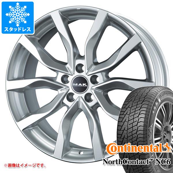 【タイヤ交換対象】ボルボ XC60 UB/UD系用 スタッドレス コンチネンタル ノースコンタクト NC6 235/65R17 108T XL MAK ハイランズ タイヤホイール4本セット