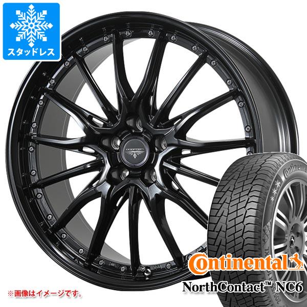 【タイヤ交換対象】スタッドレスタイヤ コンチネンタル ノースコンタクト NC6 235/65R17 108T XL ＆ ドルフレン ヒューヴァー 7.0-17 タイヤホイール4本セット235/65-17 CONTINENTAL NorthContact NC6