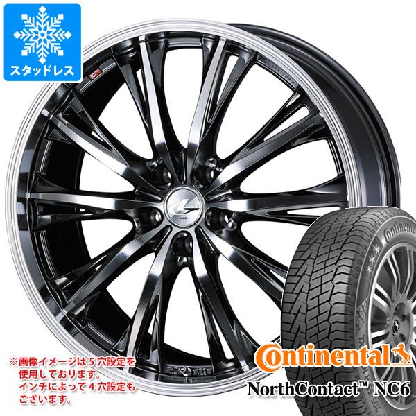 【タイヤ交換対象】スタッドレスタイヤ コンチネンタル ノースコンタクト NC6 195/60R16 93T XL ＆ レオニス RT 6.5-16 タイヤホイール4本セット195/60-16 CONTINENTAL NorthContact NC6