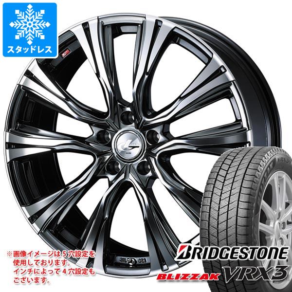 【タイヤ交換対象】スタッドレスタイヤ ブリヂストン ブリザック VRX3 195/45R17 81Q ＆ レオニス VR 7.0-17 タイヤホイール4本セット195/45-17 BRIDGESTONE BLIZZAK VRX3