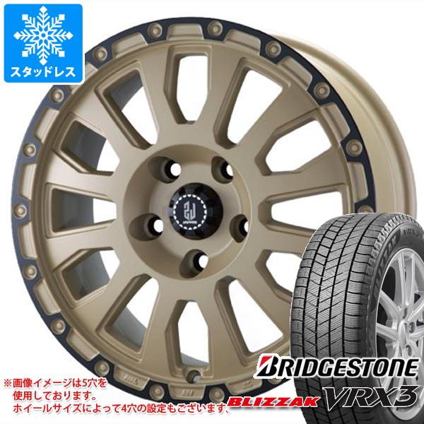 【タイヤ交換対象】スタッドレスタイヤ ブリヂストン ブリザック VRX3 145/80R12 74Q ＆ ラ・ストラーダ アヴェンチュラ 4.0-12 タイヤホイール4本セット145/80-12 BRIDGESTONE BLIZZAK VRX3