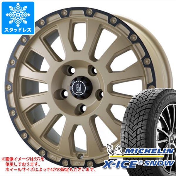 【タイヤ交換対象】ジープ レネゲード BU/BV系用 2024年製 スタッドレス ミシュラン エックスアイススノー 215/60R17 100T XL ラ・ストラーダ アヴェンチュラ タイヤホイール4本セット