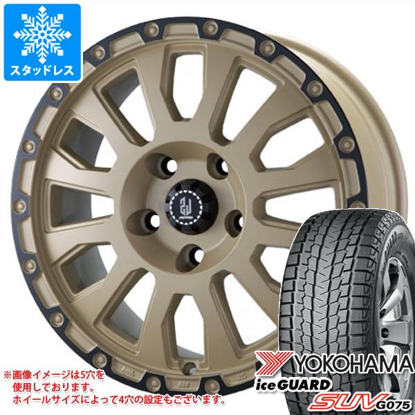 【タイヤ交換対象】5本セット ジープ ラングラー JK/JL系用 スタッドレス ヨコハマ アイスガード SUV G075 LT285/70R17 121/118Q ラ・ストラーダ アヴェンチュラ タイヤホイール5本セット