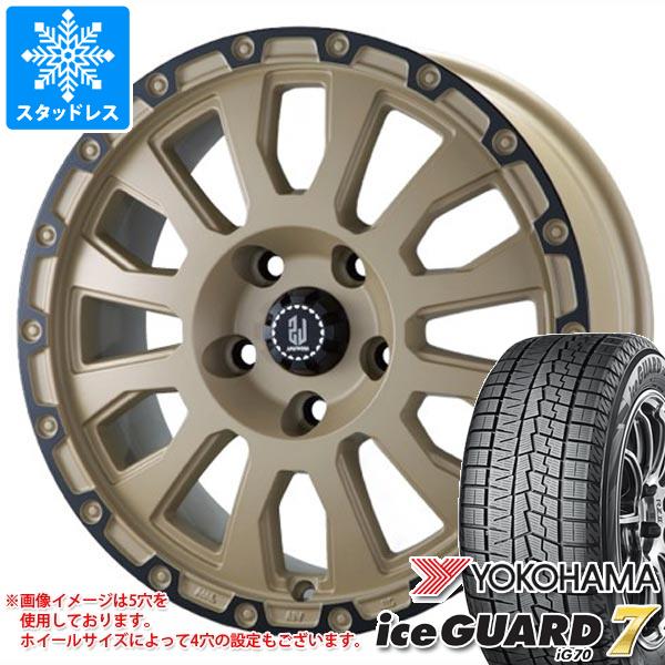 【タイヤ交換対象】スタッドレスタイヤ ヨコハマ アイスガードセブン iG70 165/60R15 77Q ＆ ラ・ストラーダ アヴェンチュラ 4.5-15 タイヤホイール4本セット165/60-15 YOKOHAMA iceGUARD 7 iG70