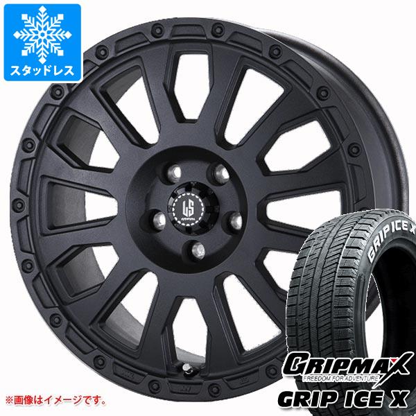 【タイヤ交換対象】スタッドレスタイヤ グリップマックス グリップアイスエックス 155/65R14 75Q ホワイトレター ＆ ラ・ストラーダ アヴェンチュラ 4.5-14 タイヤホイール4本セット155/65-14 GRIP MAX GRIP ICE X WL