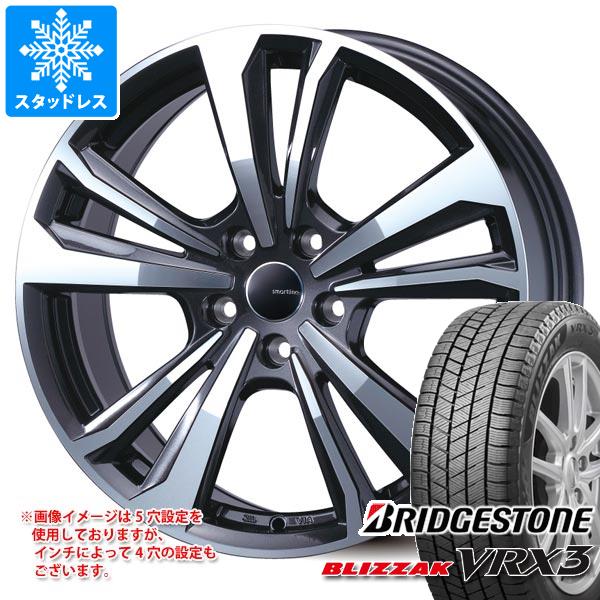 【タイヤ交換対象】メルセデスベンツ C118 CLA用 スタッドレス ブリヂストン ブリザック VRX3 225/45R18 91Q スマートライン 365 タイヤホイール4本セット