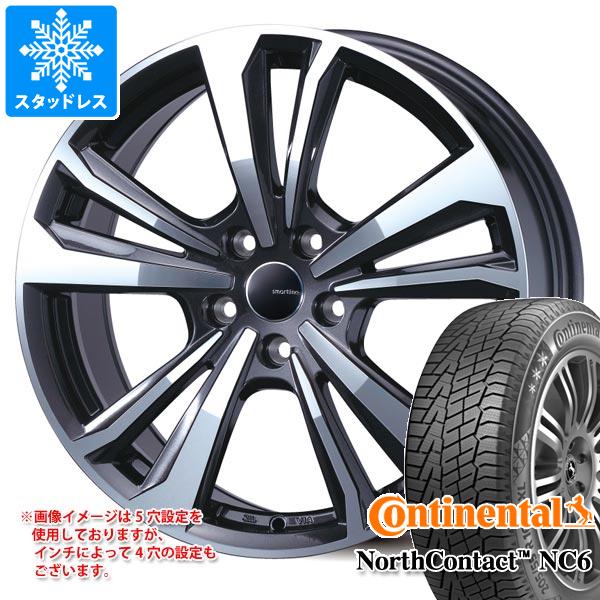 【タイヤ交換対象】シトロエン DS4 D41系用 スタッドレス コンチネンタル ノースコンタクト NC6 215/65R17 99T スマートライン 365 タイヤホイール4本セット