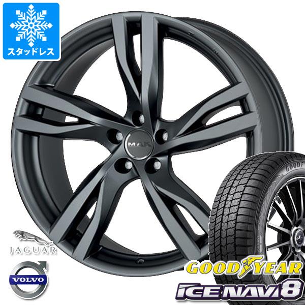 【タイヤ交換対象】ボルボ XC70 BB系用 スタッドレス グッドイヤー アイスナビ8 235/50R18 97Q MAK ストックホルム タイヤホイール4本セット