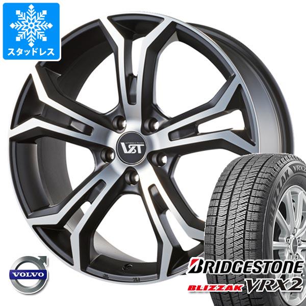 【タイヤ交換対象】ボルボ XC60 UB/UD系用 スタッドレス ブリヂストン ブリザック VRX2 235/55R19 101Q VST タイプPLS タイヤホイール4本セット