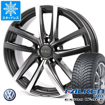 VW パサート 3C系用 スタッドレス ファルケン エスピア ダブルエース 205/55R16 91H MAK ドレスデン タイヤホイール4本セット