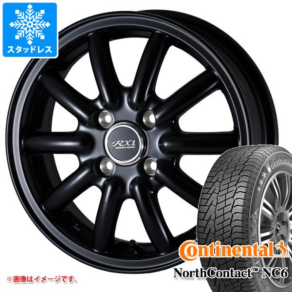 【タイヤ交換対象】スタッドレスタイヤ コンチネンタル ノースコンタクト NC6 175/65R14 82T ＆ ドゥオール フェニーチェ RX1 6.0-14 タイヤホイール4本セット175/65-14 CONTINENTAL NorthContact NC6