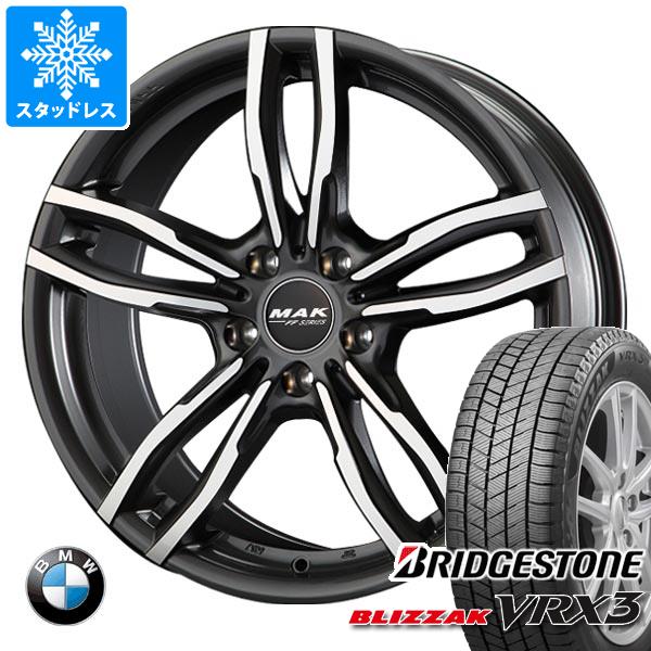 【タイヤ交換対象】BMW F10 5シリーズ用 スタッドレス ブリヂストン ブリザック VRX3 225/55R17 97Q MAK ルフト FF タイヤホイール4本セット