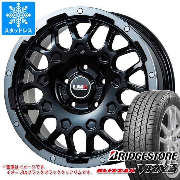 【タイヤ交換対象】T32エクストレイル用 スタッドレス ブリヂストン ブリザック VRX3 225/70R16 103Q LMG MS-9W タイヤホイール4本セット
