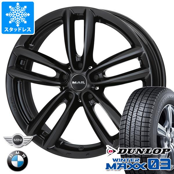 【タイヤ交換対象】MINI クロスオーバー R60用 スタッドレス ダンロップ ウインターマックス03 WM03 205/60R16 96Q XL MAK オクスフォード タイヤホイール4本セット