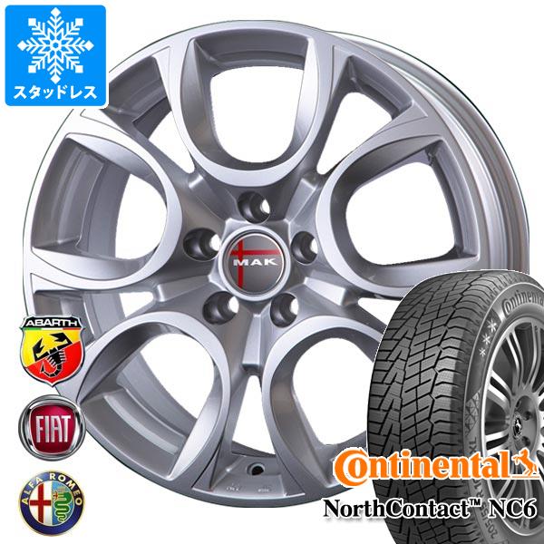 【タイヤ交換対象】フィアット パンダ 139系用 スタッドレス コンチネンタル ノースコンタクト NC6 175/65R14 82T MAK トリノ タイヤホイール4本セット