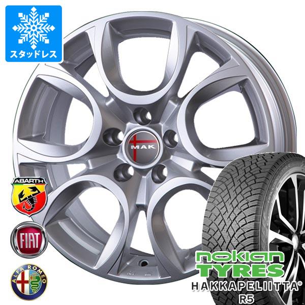 【タイヤ交換対象】アルファロメオ ジュリア ABA-95220用 スタッドレス ノキアン ハッカペリッタ R5 225/50R17 98R XL MAK トリノ タイヤホイール4本セット