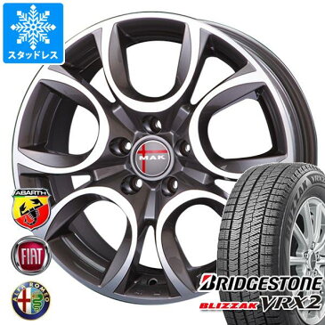 フィアット アバルト500 312系用 スタッドレス ブリヂストン ブリザック VRX2 185/55R15 82Q MAK トリノ GP タイヤホイール4本セット