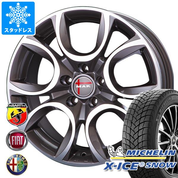 【タイヤ交換対象】アルファロメオ ジュリエッタ用 スタッドレス ミシュラン エックスアイススノー 205/55R16 94H XL MAK トリノ タイヤホイール4本セット