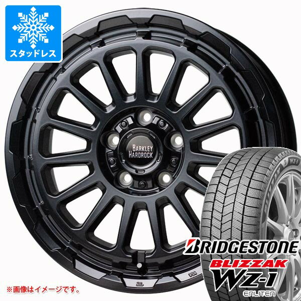 【タイヤ交換対象】ミツビシ エクリプスクロス GK系用 スタッドレス ブリヂストン ブリザック WZ-1 225/65R17 102Q バークレイハードロック リザード タイヤホイール4本セット