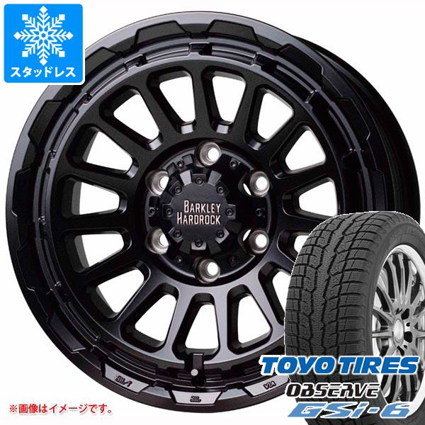 【タイヤ交換対象】ランドクルーザー プラド 150系用 スタッドレス トーヨー オブザーブ GSi-6 265/70R17 115Q バークレイハードロック リザード タイヤホイール4本セット