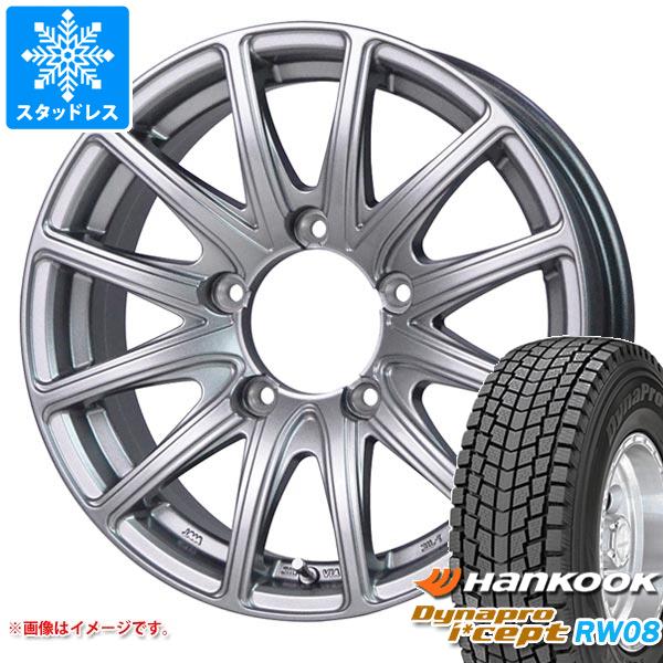 【タイヤ交換対象】ジムニー用 スタッドレス ハンコック ダイナプロアイセプト RW08 175/80R16 91Q バイソン BN-01 タイヤホイール4本セット