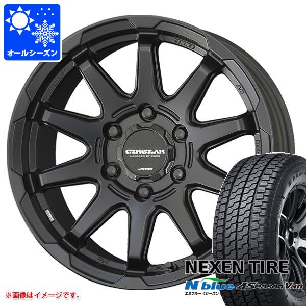 【タイヤ交換対象】ハイエース 200系用 オールシーズンタイヤ ネクセン エヌブルー 4シーズン バン 215/65R16 109/107T サーキュラー C10X 6.5-16 タイヤホイール4本セット その1