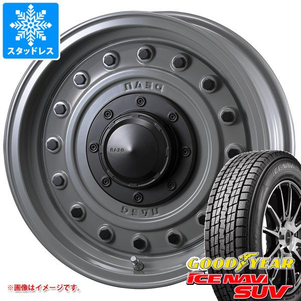 【タイヤ交換対象】ジムニーシエラ JB74W用 スタッドレス グッドイヤー アイスナビ SUV 195/80R15 96Q クリムソン ディーン コロラド タイヤホイール4本セット