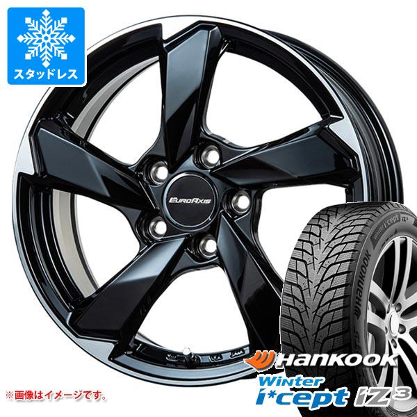 【タイヤ交換対象】アウディ Q5 FY系用 スタッドレス ハンコック ウィンターアイセプト iZ3 X for SUV W636A 235/60R18 107T XL ユーロアクシス クロスエッジ タイヤホイール4本セット