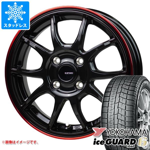 【タイヤ交換対象】スタッドレスタイヤ ヨコハマ アイスガードシックス iG60 175/60R15 81Q ＆ ジースピード P-06 5.5-15 タイヤホイール4本セット175/60-15 YOKOHAMA iceGUARD 6 iG60