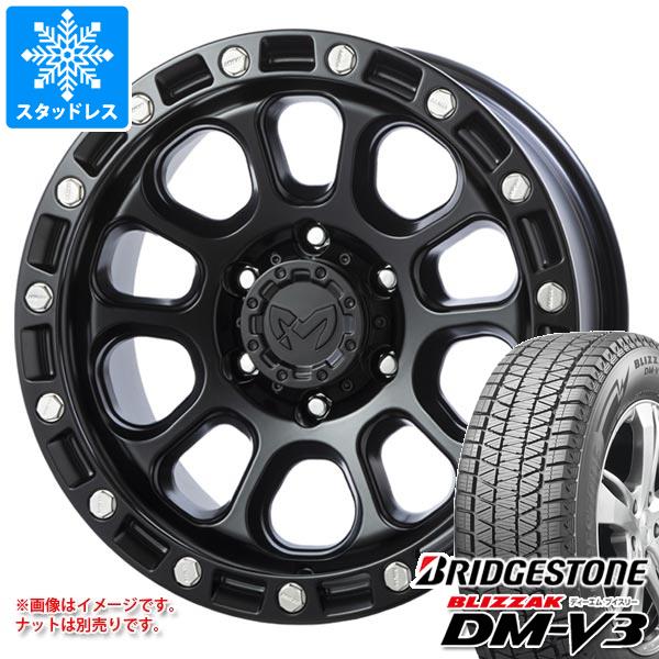 【タイヤ交換対象】ランドクルーザー プラド 150系用 スタッドレス ブリヂストン ブリザック DM-V3 265/70R17 115Q MKW M204 タイヤホイール4本セット