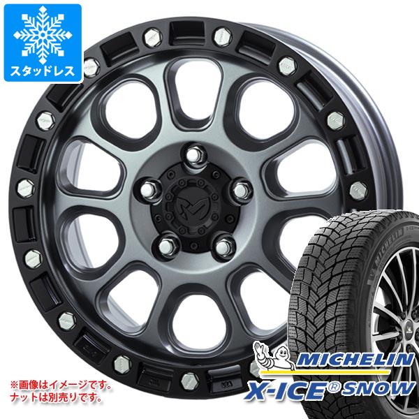 【タイヤ交換対象】アウトランダー GF/GG系用 スタッドレス ミシュラン エックスアイススノー SUV 225/65R17 106T XL MKW M204 タイヤホイール4本セット