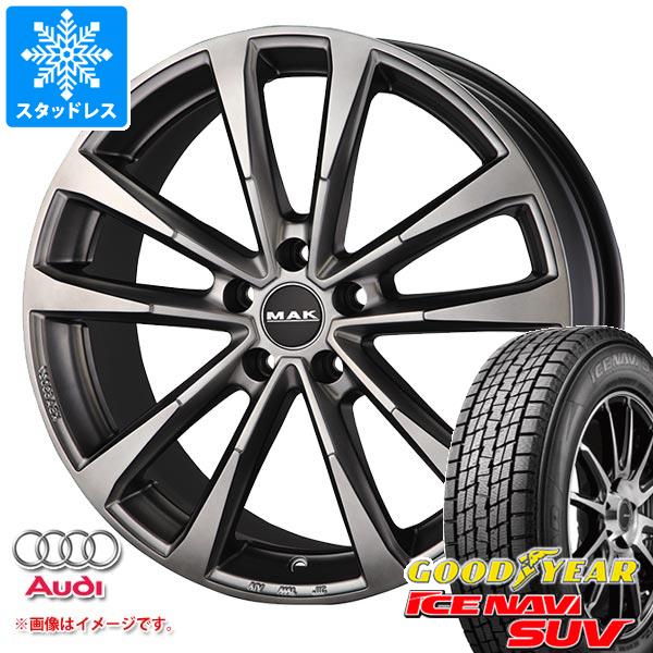 【タイヤ交換対象】アウディ A6 オールロードクワトロ 4G系用 スタッドレス グッドイヤー アイスナビ SUV 235/55R18 100Q MAK マイン タイヤホイール4本セット