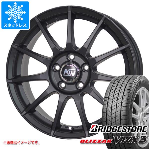 【タイヤ交換対象】MINI ロードスター R59用 スタッドレス ブリヂストン ブリザック VRX3 185/60R15 84Q OZ MSW 85-2 タイヤホイール4本セット