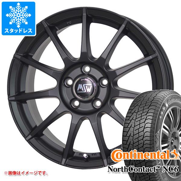 【タイヤ交換対象】フィアット パンダ 139系用 スタッドレス コンチネンタル ノースコンタクト NC6 175/65R14 82T OZ MSW 85-2 タイヤホイール4本セット