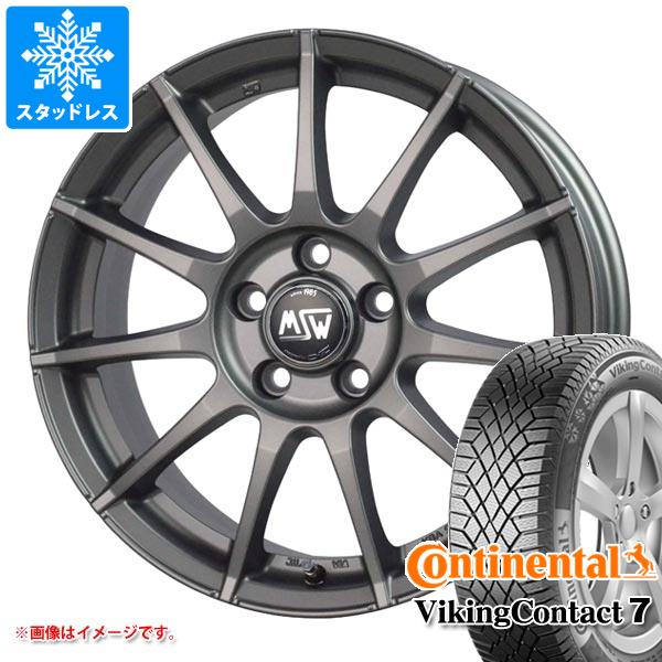 【タイヤ交換対象】MINI ミニ F55/F56用 スタッドレス コンチネンタル バイキングコンタクト7 175/65R15 88T XL OZ MSW 85-2 タイヤホイール4本セット