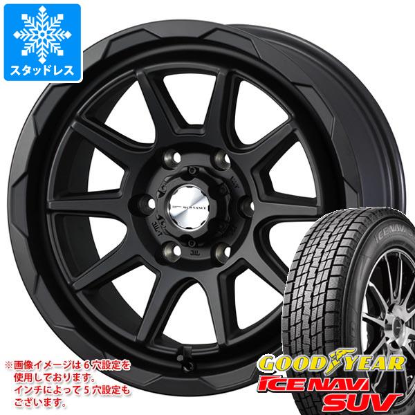 【タイヤ交換対象】エクリプスクロス GK系用 スタッドレス グッドイヤー アイスナビ SUV 235/70R16 106Q マッドヴァンス06 タイヤホイール4本セット