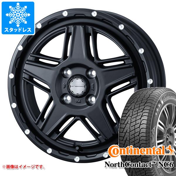 【タイヤ交換対象】アトレーワゴン S300系用 スタッドレス コンチネンタル ノースコンタクト NC6 165/65R14 79T マッドヴァンス07 タイヤホイール4本セット