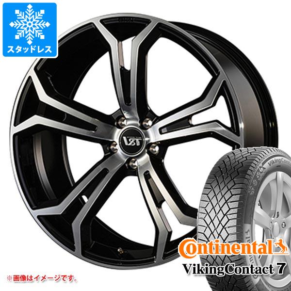 【タイヤ交換対象】ボルボ S90/V90 PB/PD系用 スタッドレス コンチネンタル バイキングコンタクト7 255/35R20 97T XL VST タイプPLS フォージド タイヤホイール4本セット