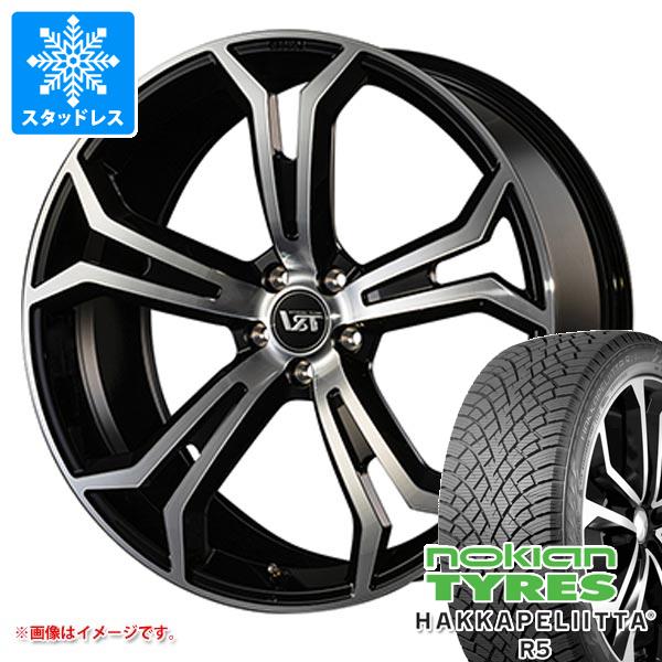 【タイヤ交換対象】ボルボ S60/V60 ZB系用 スタッドレス ノキアン ハッカペリッタ R5 235/40R19 96T XL VST タイプPLS フォージド タイヤホイール4本セット