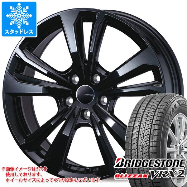 【タイヤ交換対象】アルファロメオ MiTo用 スタッドレス ブリヂストン ブリザック VRX2 215/45R17 87Q スマートライン 365 タイヤホイール4本セット