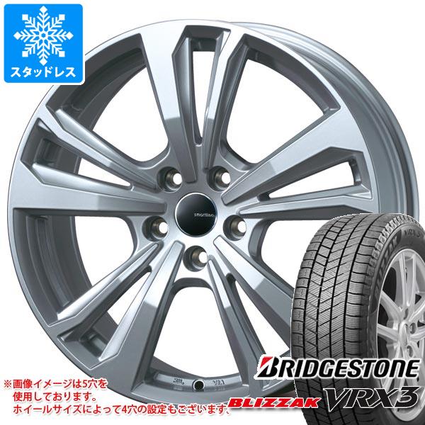 【タイヤ交換対象】プジョー 308 T9系用 2023年製 スタッドレス ブリヂストン ブリザック VRX3 205/55R16 91Q スマートライン 365 タイヤホイール4本セット