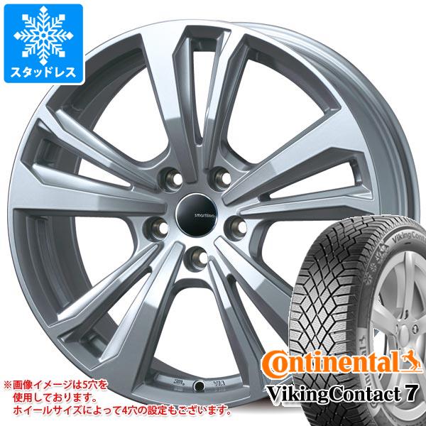 【タイヤ交換対象】メルセデスベンツ W206 Cクラス用 スタッドレス コンチネンタル バイキングコンタクト7 225/50R17 98T XL スマートライン 365 タイヤホイール4本セット