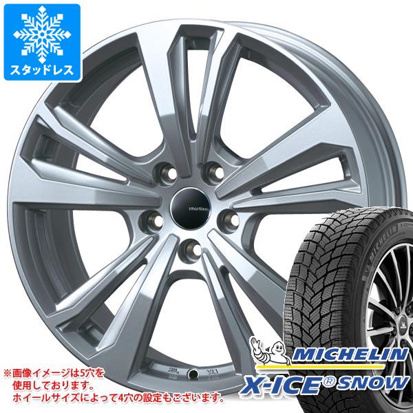 【タイヤ交換対象】アウディ Q3 F3系用 スタッドレス ミシュラン エックスアイススノー 225/60R17 103T XL スマートライン 365 タイヤホイール4本セット