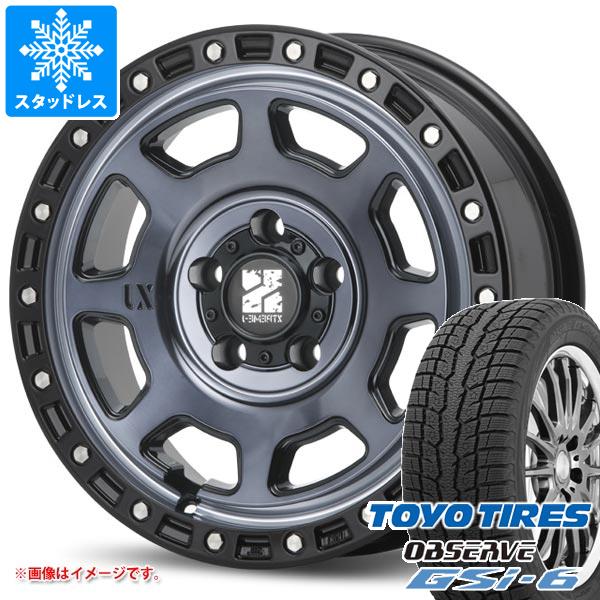 【タイヤ交換対象】CX-8 KG系用 2025年製 スタッドレス トーヨー オブザーブ GSi-6 225/65R17 102Q MLJ エクストリームJ XJ07 タイヤホイール4本セット