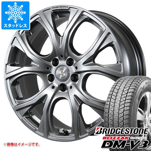 【タイヤ交換対象】ランドローバー ディスカバリースポーツ LC系用 スタッドレス ブリヂストン ブリザック DM-V3 245/45R20 103Q XL チームスパルコ ベネージュ タイヤホイール4本セット