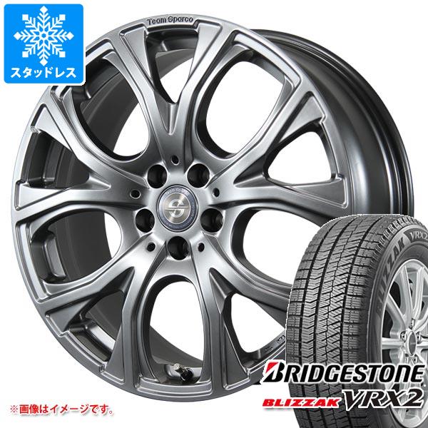 【タイヤ交換対象】ボルボ XC60 DD/DB系用 スタッドレス ブリヂストン ブリザック VRX2 235/55R19 101Q チームスパルコ ベネージュ タイヤホイール4本セット