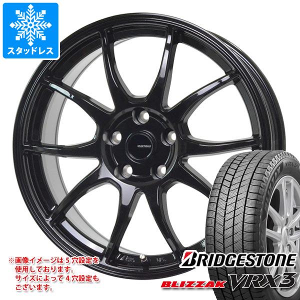 【タイヤ交換対象】スタッドレスタイヤ ブリヂストン ブリザック VRX3 165/65R15 81Q ＆ ジースピード G-06 4.5-15 タイヤホイール4本セット165/65-15 BRIDGESTONE BLIZZAK VRX3