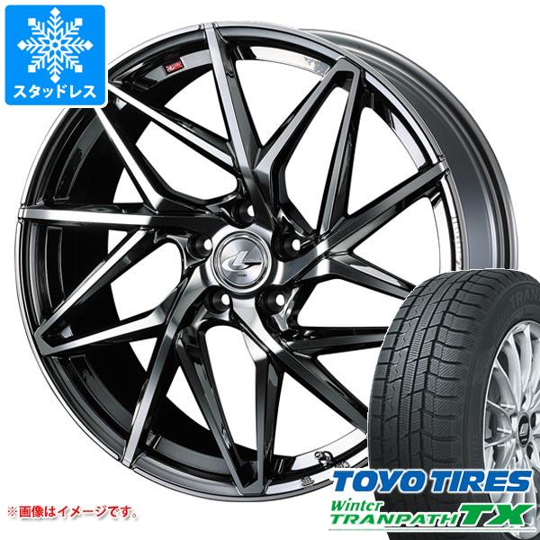 【タイヤ交換対象】スタッドレスタイヤ トーヨー ウィンタートランパス TX 225/60R17 99Q ＆ レオニス IT 7.0-17 タイヤホイール4本セット225/60-17 TOYO Winter TRANPATH TX