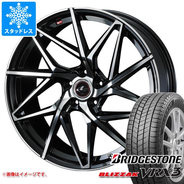 【タイヤ交換対象】スタッドレスタイヤ ブリヂストン ブリザック VRX3 235/55R18 100Q ＆ レオニス IT 8.0-18 タイヤホイール4本セット235/55-18 BRIDGESTONE BLIZZAK VRX3